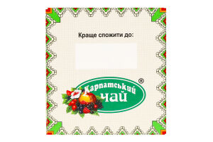 Чай Мята Карпатський чай к/у 30шт