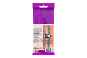 Конфеты с фруктовым вкусом Lenguas multifruit Strips sour Fini м/у 90г