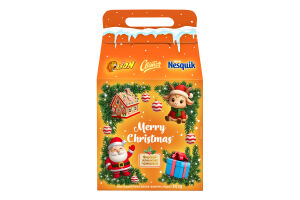 Набор кондитерских изделий Новогодние игрушки Lion&Світоч&Nesquik к/у 612г