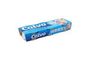 Тунец в подсолнечном масле Calvo к/у 3х65г