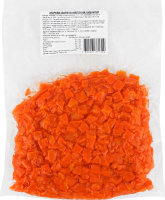 Морковь вареная нарезанная кубиком ТОВ Прогрес Віта Агро в/у 500г