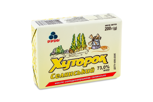 Масло солодковершкове 73% Селянське Хуторок м/у 200г