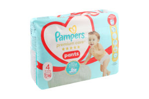 Трусики-підгузники дитячі 9-15кг 4 Premium Care Pampers 38шт