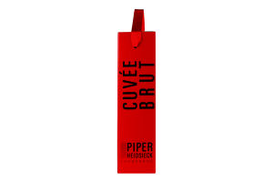 Шампанское 0.75л 12% белое брют Cuvee Piper-Heidsieck бут + бокал 2шт