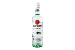 Ром 1л 40% Carta Blanca Bacardi пл