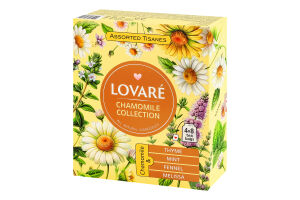 Чай цветочный ассорти Ромашка Chamomile collection Lovare к/у 32х1.3г