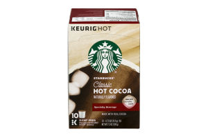 Starbucks Classic Hot Cocoa K-Cup Pods - 10 CT