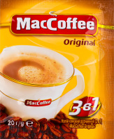 Напій кавовий розчинний 3в1 Original MacCoffee м/у 20г