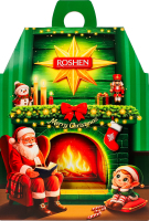 Набор подарочный Новогодний камин Roshen к/у 664г
