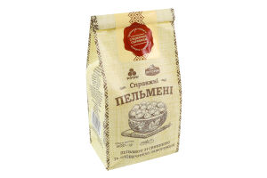 Пельмені заморожені зі свининою та яловичиною Справжні Хуторок м/у 600г