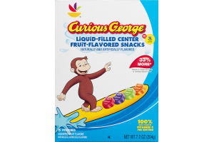 Ahold Curious George Liquid-Filled Center Fruit-Flavored Snacks - 6 CT