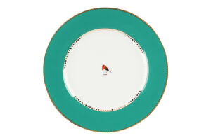 Тарілка PIP Studio LoveBirds смарагдова 21см