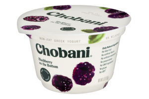 Chobani Greek Yogurt Blackberry On The Bottom