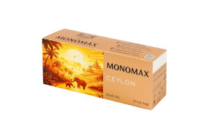 Чай черный цейлонский мелкий Ceylon Monomax в/с к/у 25х2г