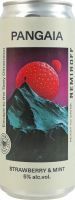 Напій слабоалкогольний 0.33л 5% середньогазований Strawberry&Mint Pangaia Nemiroff з/б