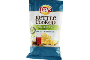 Lay's Kettle Cooked Potato Chips Sea Salt & Vinegar