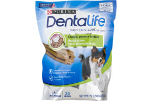 Purina Dentalife Daily Oral Care Dog Treats Small/Medium - 25 CT
