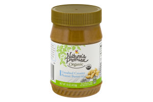 Nature's Promise Organic Unsalted Creamy Peanut Butter