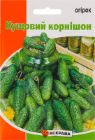 Насіння Огірок Кущовий корнішон 10г Яскрава