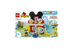 Конструктор для детей от 2лет №10465 Mickey Mouse clubhouse with Minnie&Pluto Duplo Lego 87эл