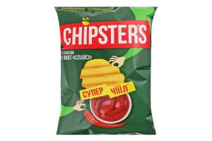 Чипсы картофельные волнистые Томат Спайси Chipster's м/у 110г