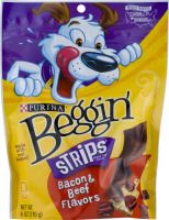 Purina Beggin' Strips Bacon & Beef Flavors