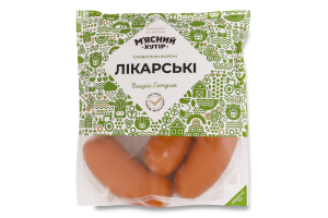 Сардельки вареные Докторские М'ясний хутір в/с кг