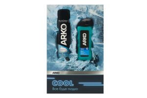 Набор подарочный Пена для бритья 200мл + Гель для душа и шампунь 2в1 260мл Cool Arko Men 1шт