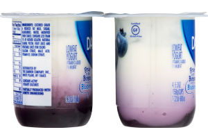 Dannon Fruit on the Bottom Lowfat Yogurt Blueberry - 4 CT