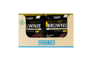 Печенье высокобелковое с шоколадом и орехами кешью Frank&Oli м/у 50г