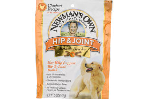 Newman's Own Hip & Joint Snack Sticks Dog Treats Chicken Recipe