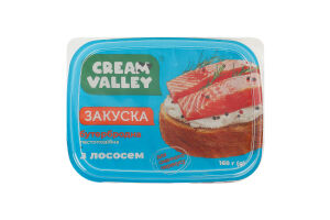 Закуска бутербродная пастообразная С лососем Cream Valley п/у 160г