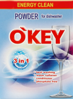Порошок д/посудомийних машин 500г О"Кей