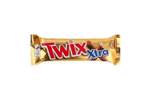 Печиво пісочне з карамеллю вкрите молочним шоколадом Xtra Twix м/у 2х37.5г