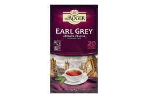 Чай черный Earl Grey Sir Roger к/у 20х1.5г