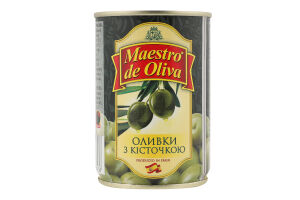 Оливки с косточкой Maestro de Oliva ж/б 280г