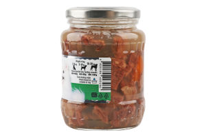 Корм д/собак шматочки філе телятини в желе 360г твіст/б Басттет"о