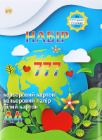 Набір паперу Тетрада білий +кольоровий 777 21арк. 949315