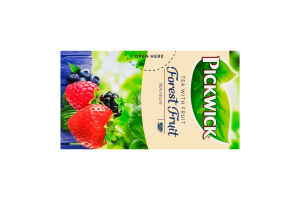 Чай черный ароматизированный с кусочками лесных ягод Forest Fruit Pickwick к/у 20х1.5г