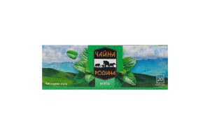Чайна Родина М'ята 20 г (20 пот *1 г)