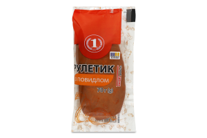 Рулетик з повидлом 70г плівка ТМ "1"