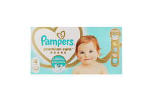 Підгузники для дітей 9-14кг 4 Premium Care Pampers 104шт
