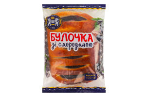 Булочка зі смородиною Кулиничі м/у 100г