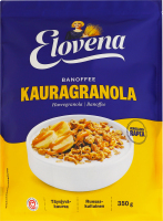 Гранола овсяная с бананом Elovena д/п 350г