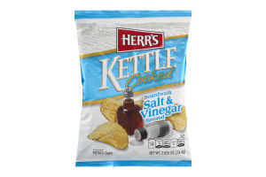 Herr's Kettle Cooked Boardwalk Salt & Vinegar Potato Chips