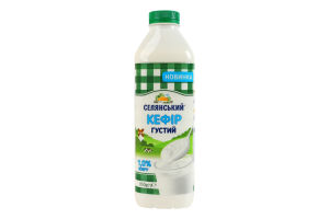 Кефір 1% густий Селянський п/пл 850г