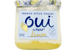 Yoplait Oui French Style Yogurt Lemon