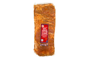 Ahold Pork Ribs North Carolina Style BBQ Seasoned