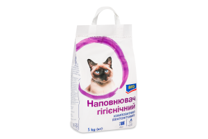 Наполнитель гигиенический для домашних животных композитный бентонитовый мелкой фракции Aro 5кг