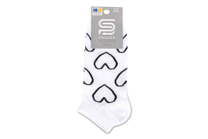 Шкарпетки Premier socks Екон конт серц біл р23-25